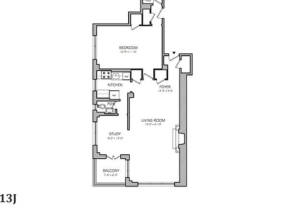 2nd image of 240 Central Park S APT 13J