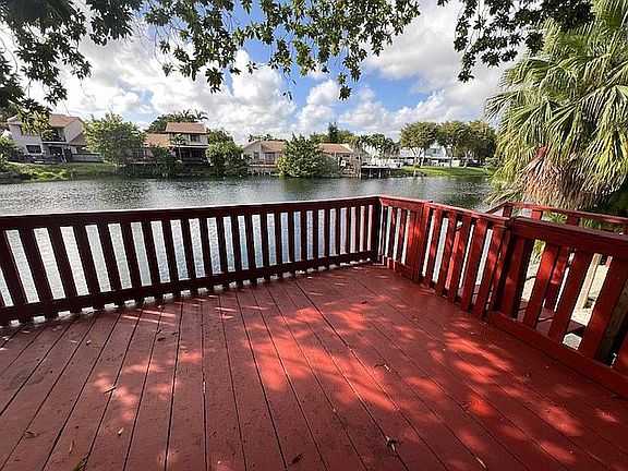 Gate and stairs to the lake