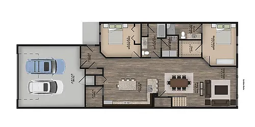 Floor plan The Retreat Loft
