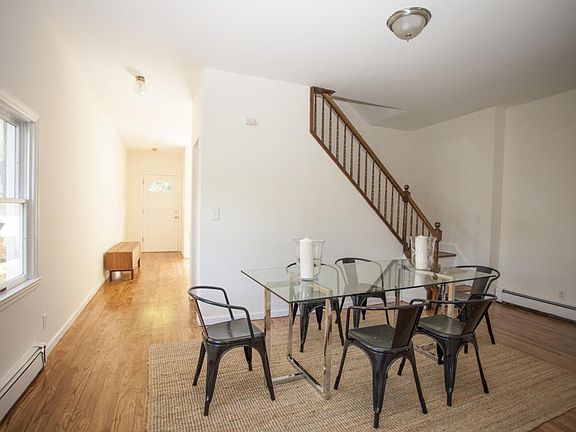 Dining room with furniture