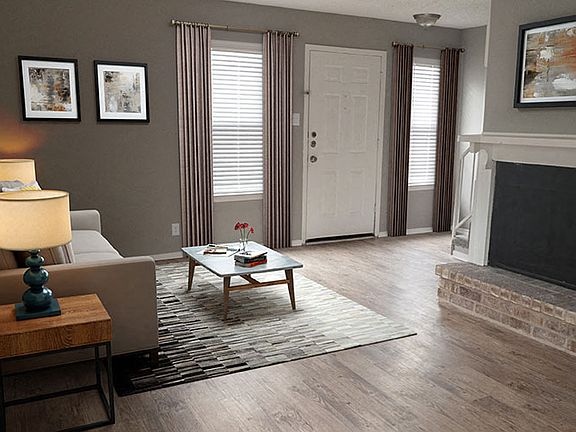 Oakdell Way Townhomes, Living, San Antonio, Texas
