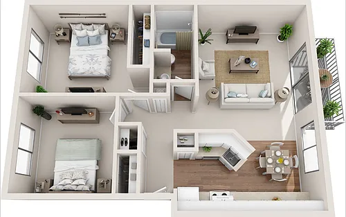 Floor plan 2x1 Summerfield