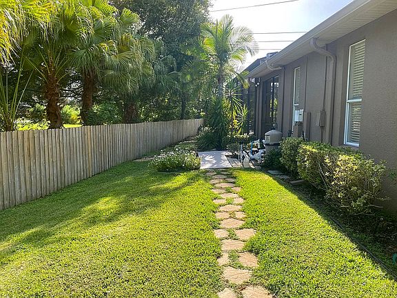left side yard