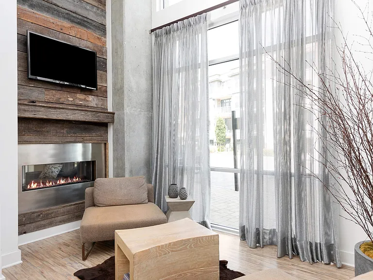 Sitting Area with Fireplace