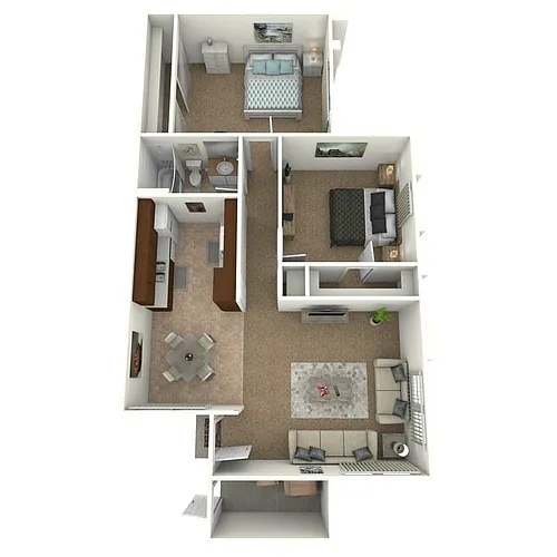 Floor plan 2 Bedroom