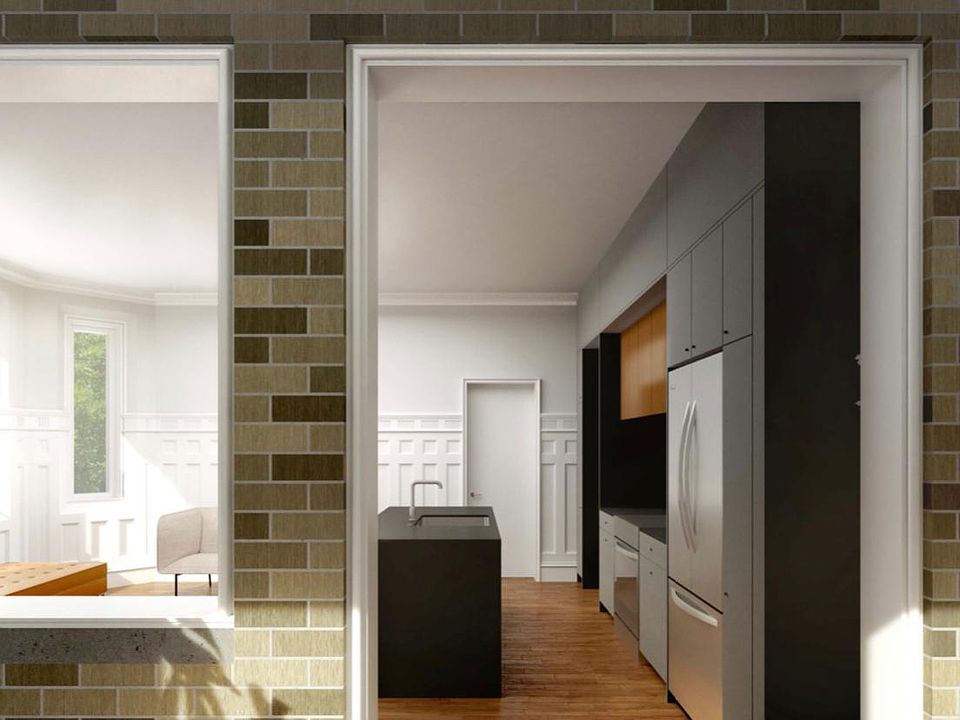 living room and kitchen