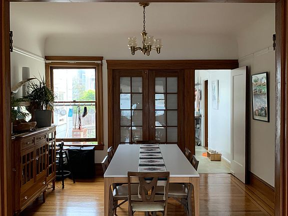 Upstairs unit photo, but the room design is the same.