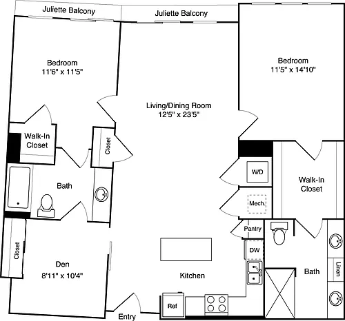 Floor plan D01
