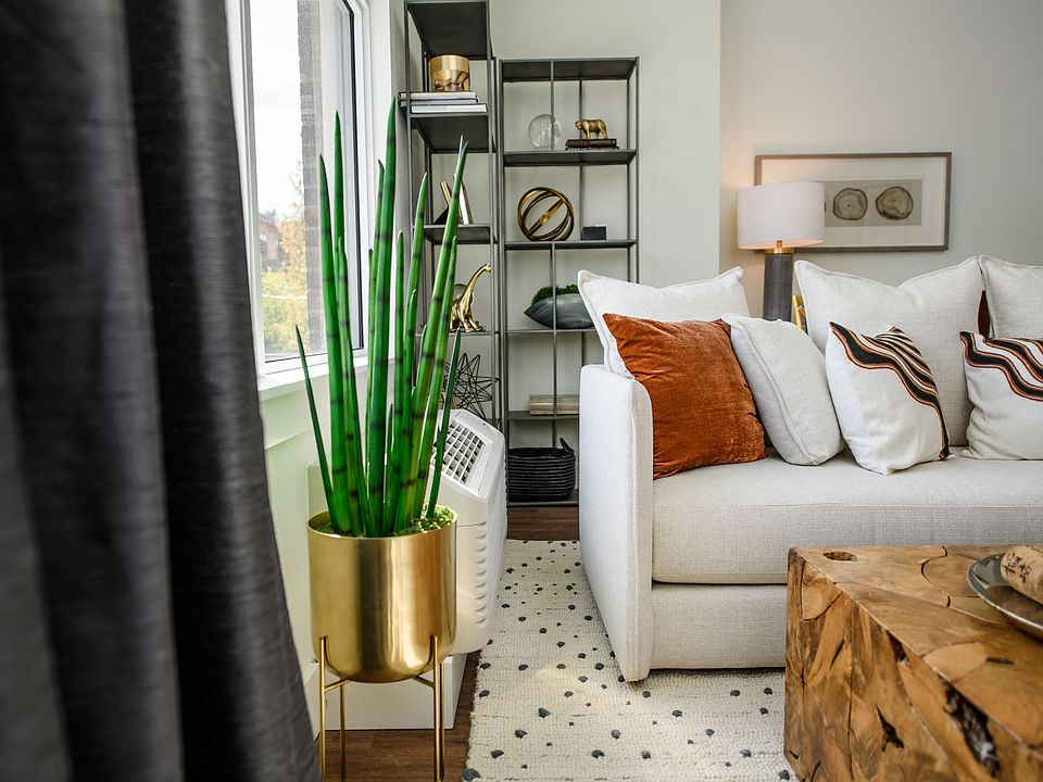 The George Besaw Apartments Model Couch and Window