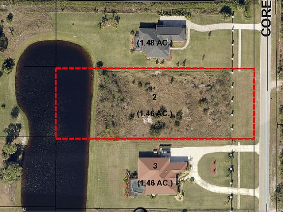 Lakefront Lot Aerial View