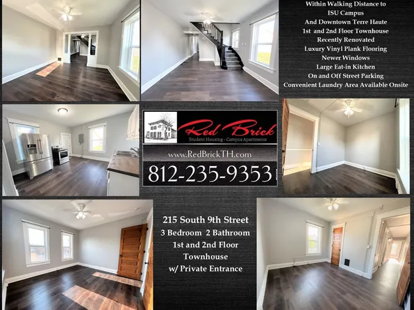215, 217, and 217 1/2 South 9th Street, 215 217 1/2 South 9th St #55081d0cb, Terre Haute, IN 47807