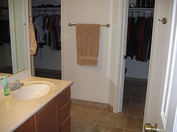 Master His & Hers Walk-In Closets