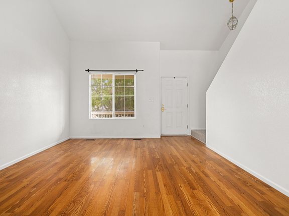Vaulted ceiling living room