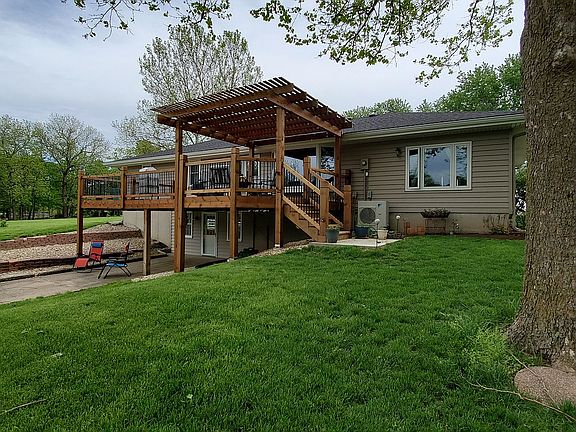 Rear of house and deck 2020