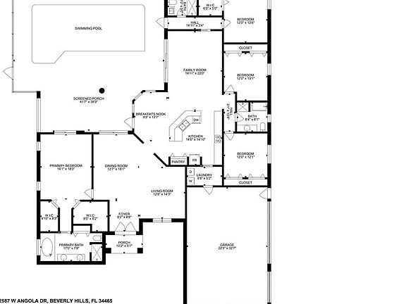 3rd image of 2587 W Angola Dr