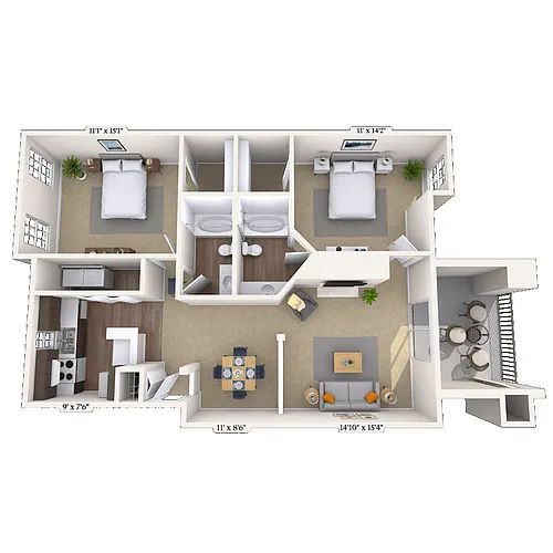 Floor plan Stonehenge III