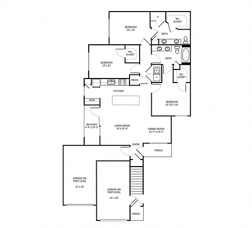 Floor plan C1