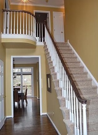 Warm, rich hardwood floors beckon