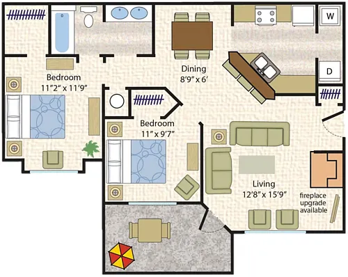 Floor plan 2X1 Reno