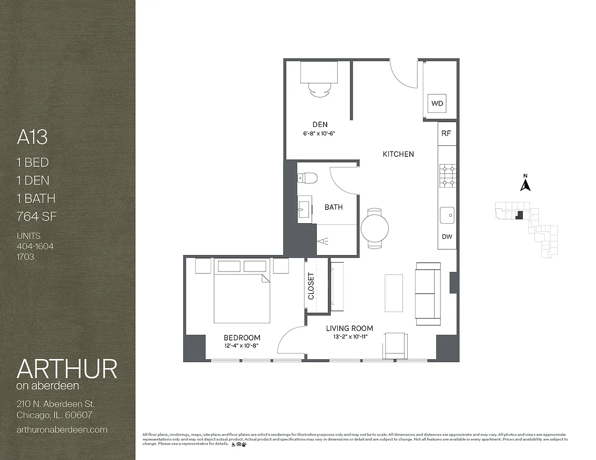 Floor plan A13