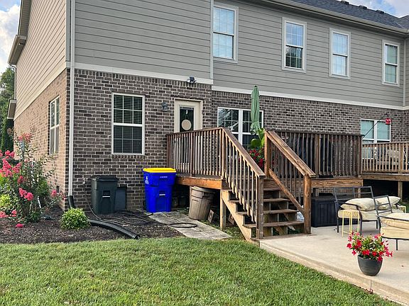 Back patio and deck.