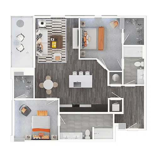 Floor plan B3