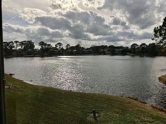 View from enclosed sunroom