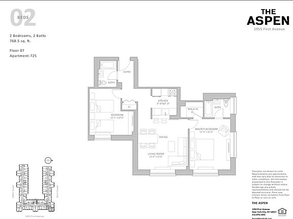 2nd image of 1955 1st Ave APT 725