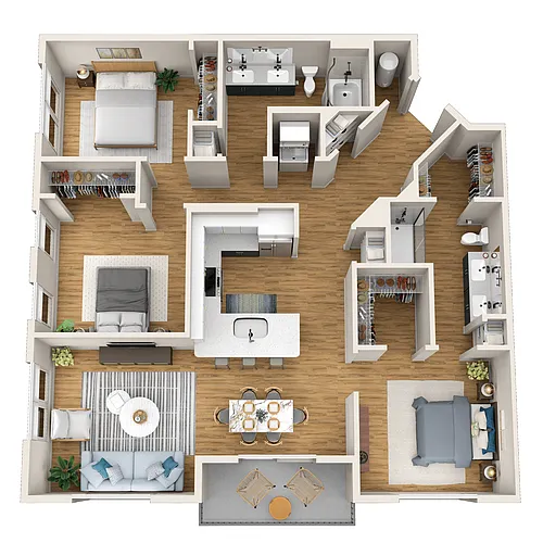 Floor plan C1