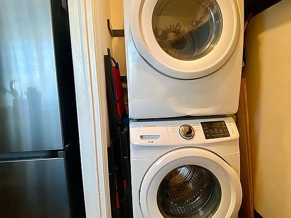 Dryer has exit port for heat