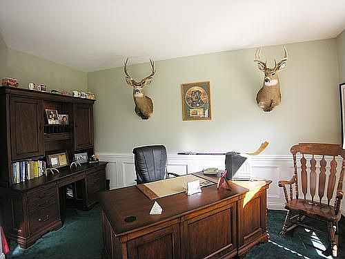 1st floor Office w/double french doors (to be painted neutral)