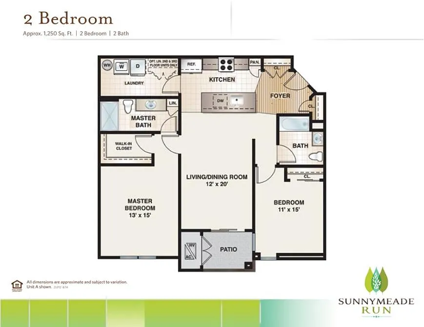 Floor plan 2 Bedroom