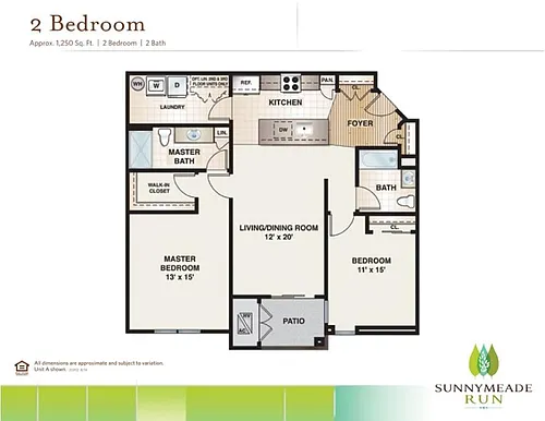Floor plan 2 Bedroom