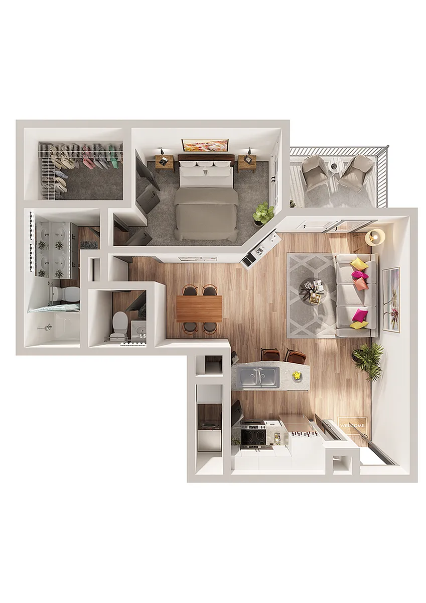 Floor plan A1U