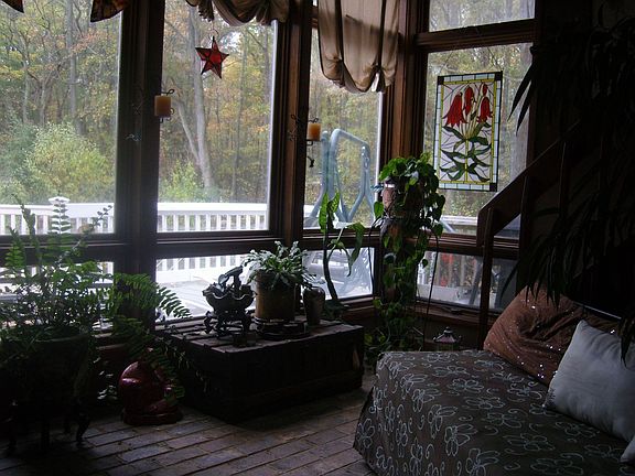 Sun Room w/ Brick Floor & Balcony