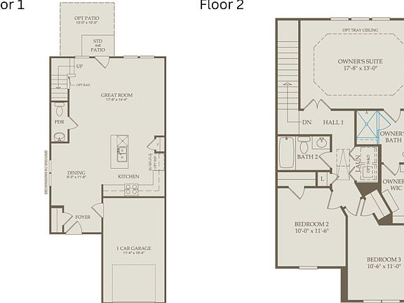 Floor Plan Level 1 Level 2