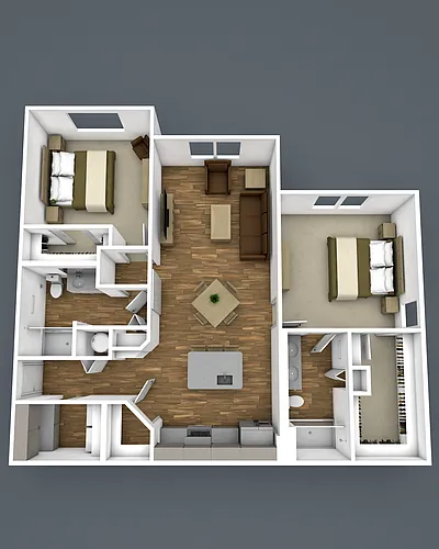 Floor plan B3