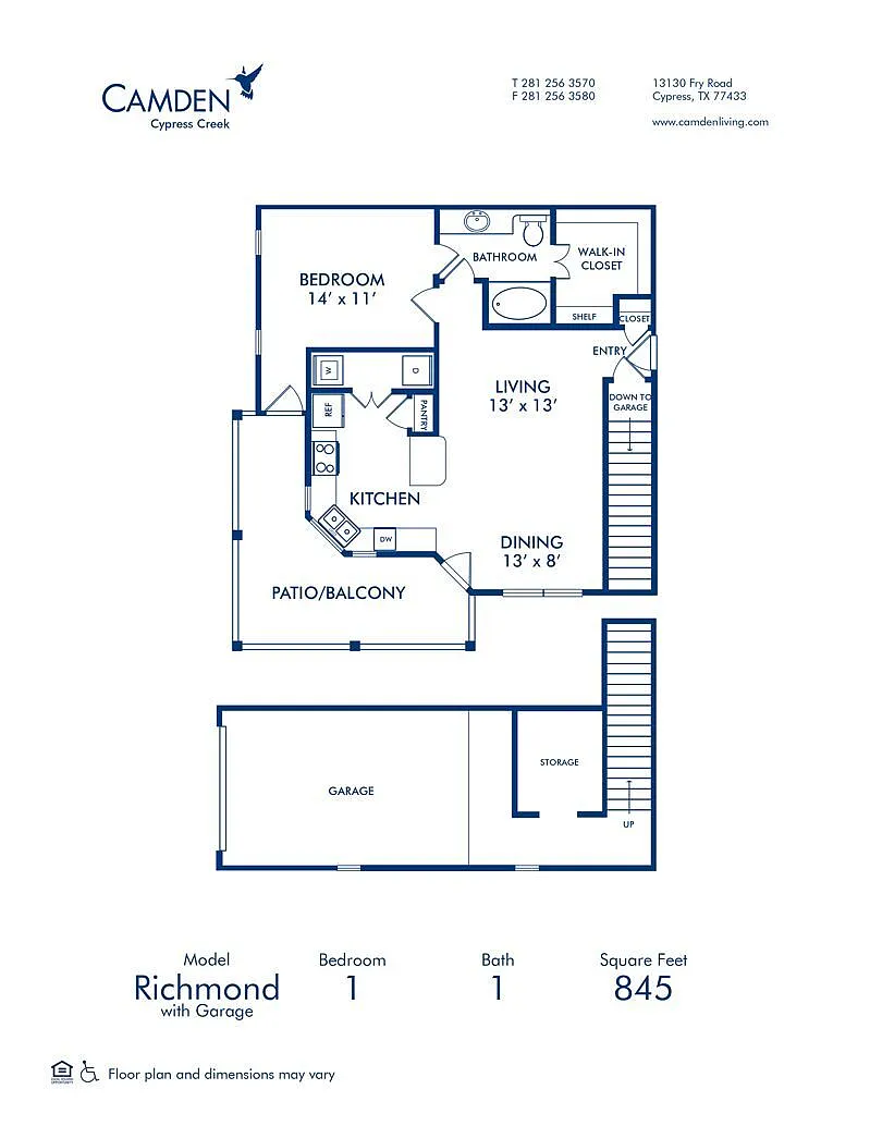 Floor plan Richmond - G