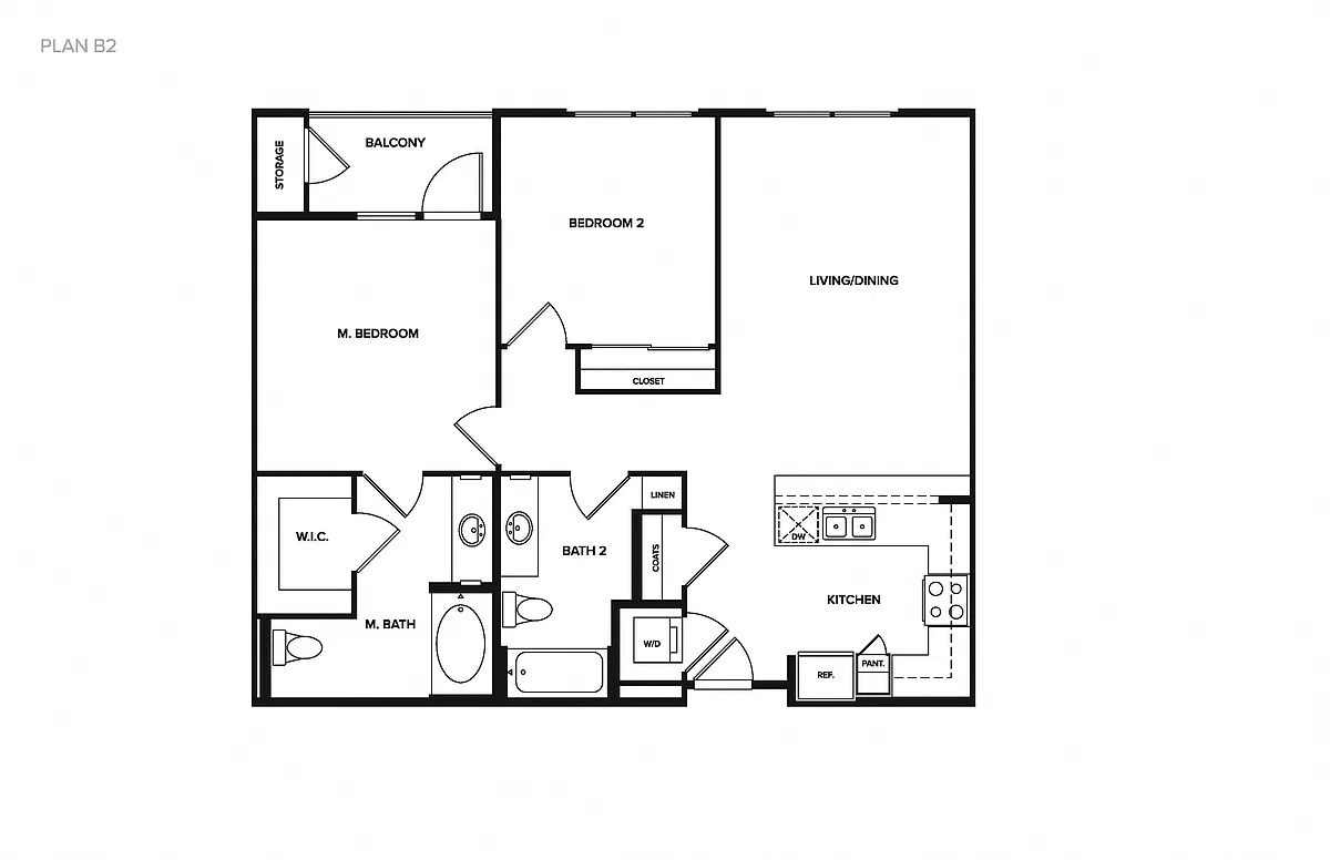 Floor plan B2