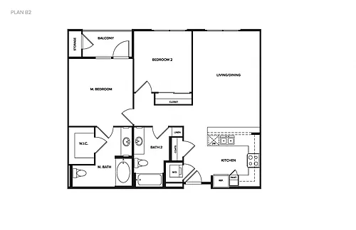 Floor plan B2