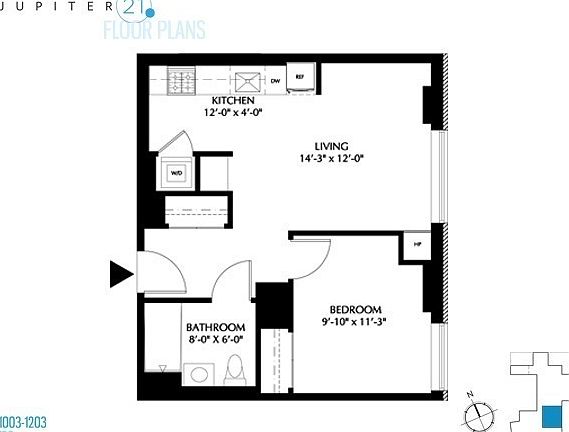 2nd image of 21 E 1st St APT 1203