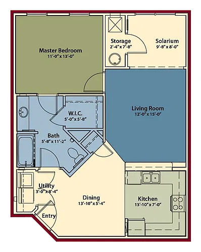 Floor plan The Severn