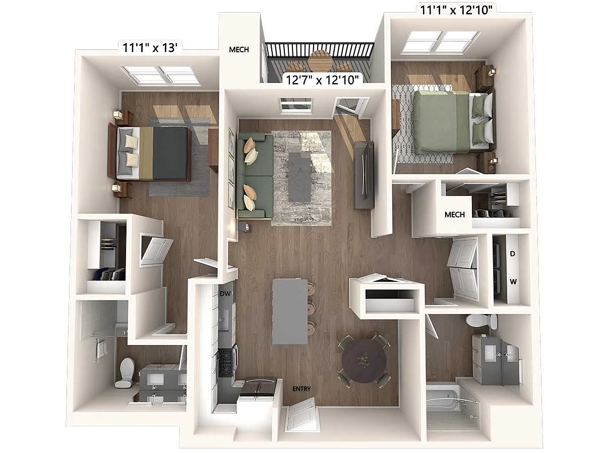 Floor plan BM13d-Upgrade
