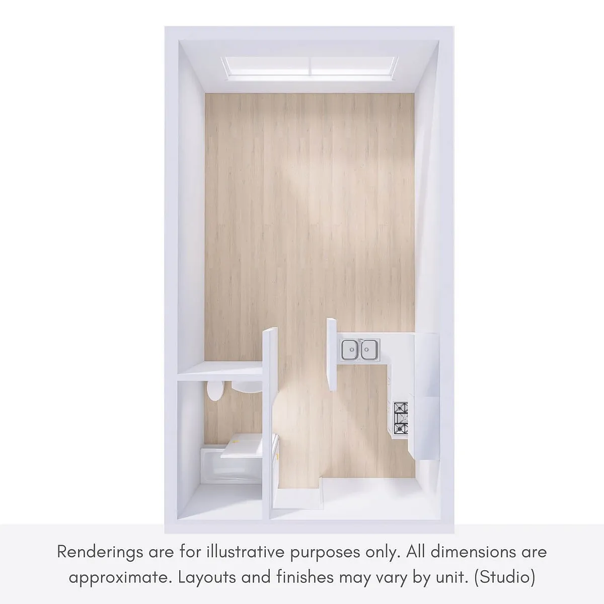 Floor plan Studio Apartment