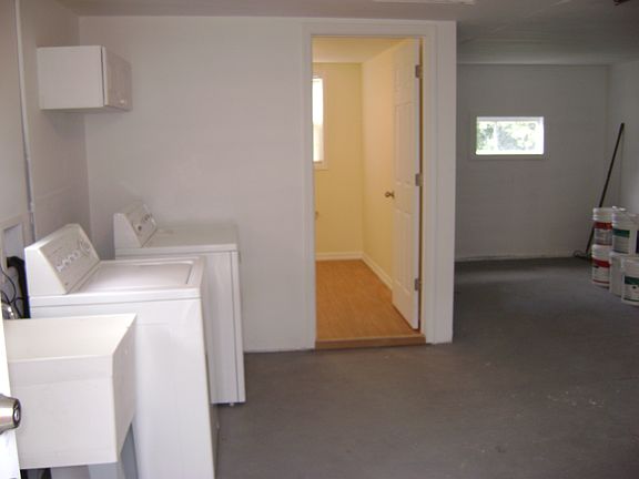 GARAGE, W/D AND STORAGE ROOM