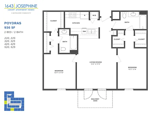 Floor plan Poydras