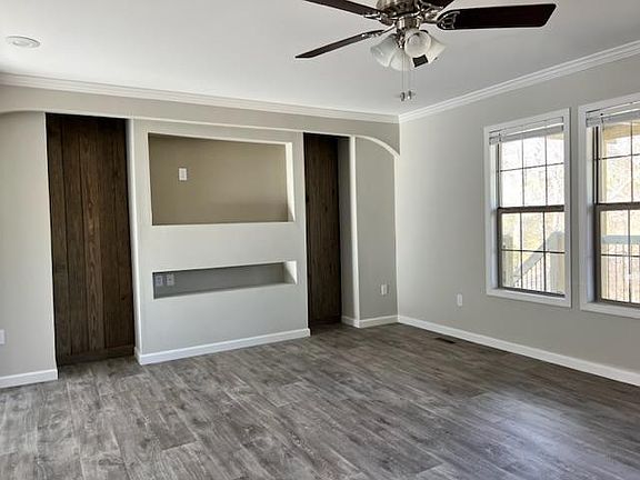 Living room, entertainment center