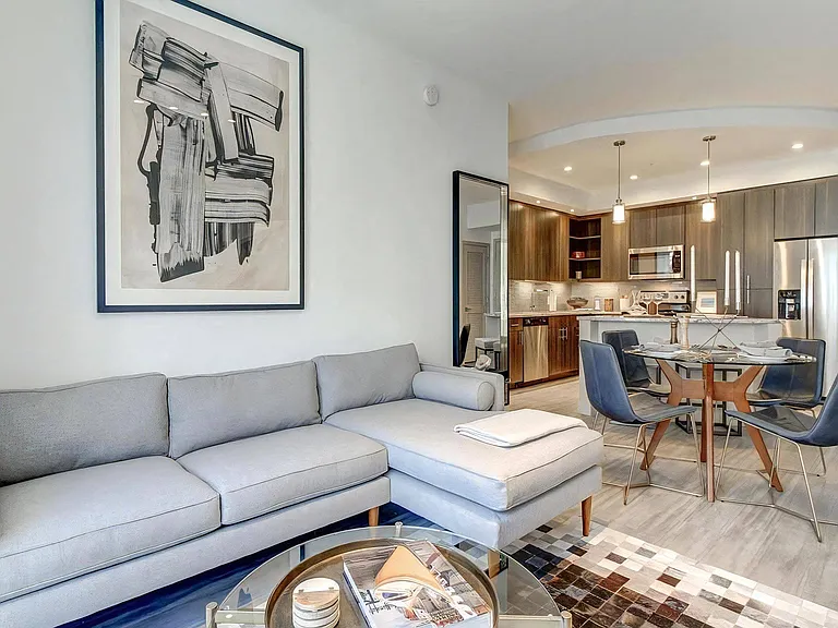 Open Floor Plan Showing Seamless Transition Between Kitchen and Lounge