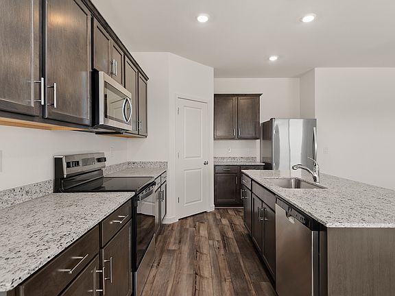 Each kitchen comes with stainless steel upgraded appliances included.