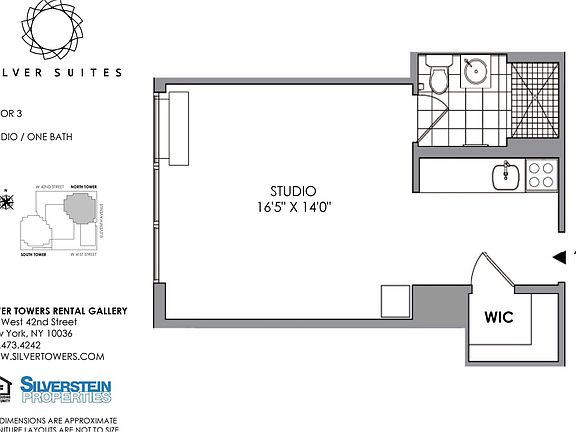 2nd image of 600 W 42nd St #318